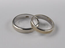 Weißglod Ehe Ring Eheringe Trauringe Hochzeit  585 Gold  modern