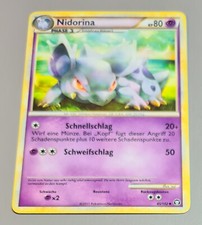 Nidorina # 45/102 Uncommon HS Triumph (Triumphant) 2010-11 Pokemon Deutsch Mint