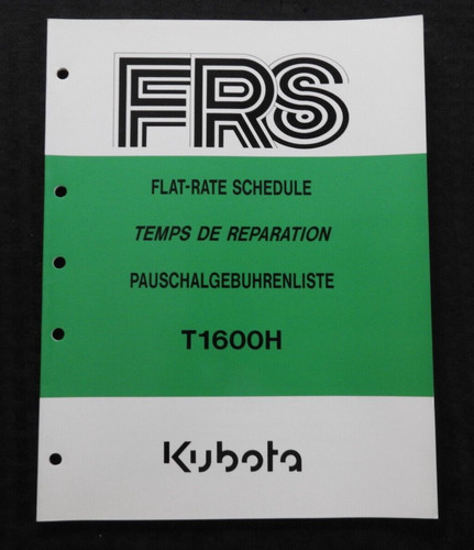 1990 1996 echter kubota - echter, t1600h