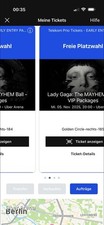 Lady Gaga Mayhem Ball Berlin 05.11. Early Access VIP Golden Circle Rechts