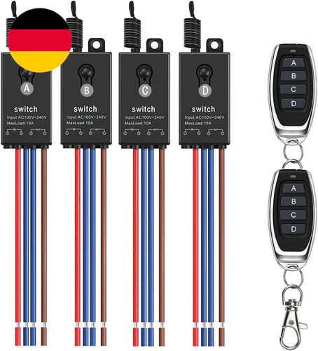4way fernbedienung schalter - fernbedienung, schalter,ac
