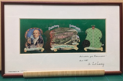 Underberg bilderrahmen 1988 - bilderrahmen,