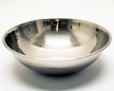 Edelstahl Schüssel Obst Schale 40cm ca.8 Liter silber glänzend