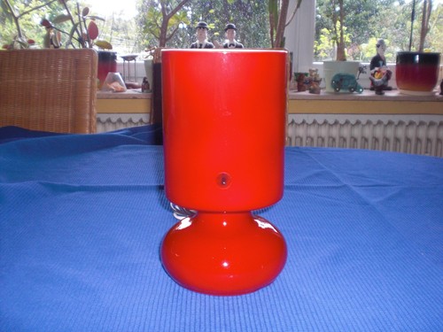 Ikea vasenlampe lykta glas rot - vasenlampe,
