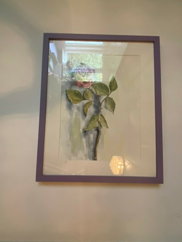 Antikes aquarell handbem - antikes,