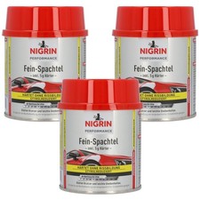 3x Nigrin 2K Fein-Spachtel mit