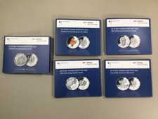5 x 20-Euro-Sammlermünzen -