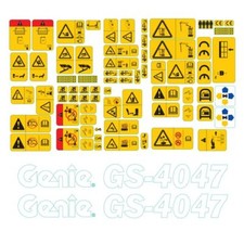 Aufkleber Kit passt Genie-4047