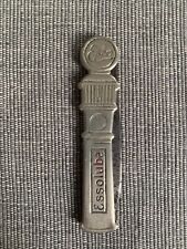 URALTES ESSOLUB STANDARD WERBE TASCHENMESSER ZAPFSÄULE REKLAME WERBUNG