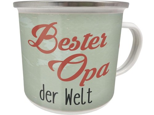 Emaille becher bester - 0,5,