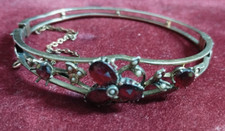 Armreif, um 1900, Silber