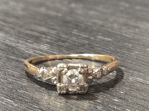 Brillantring 585 gelb und - gelb,