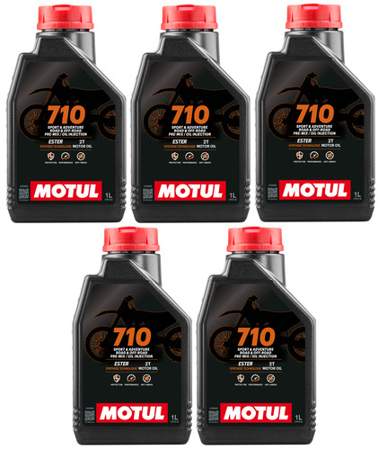 Motul 710 motoröl - 2t, 5x1