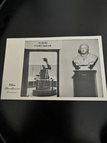 Vintage postkarte planetarium - vintage,