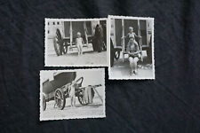 Fotos (3) Norderney Rettungsboot Umkleidewagen 1934  6 x 9 cm