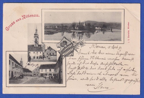 Alte nittenau ortsansichten - alte,