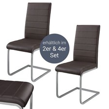 Esszimmerstuhl Freischwinger Schwingstuhl Küchenstuhl Esszimmer Set Juskys®