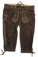 STOCKERPOINT Trachten- Kniebund- LEDERHOSE Herren- Trachtenhose braun Gr. 46