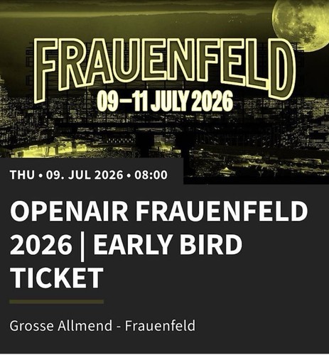 Openair frauenfeld 2026 - openair,
