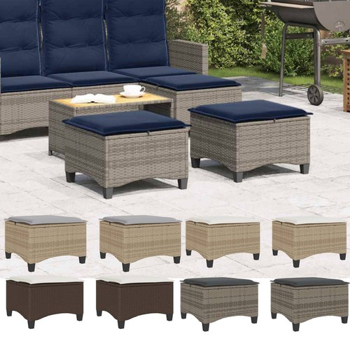 2er set gartenhocker - set, mit