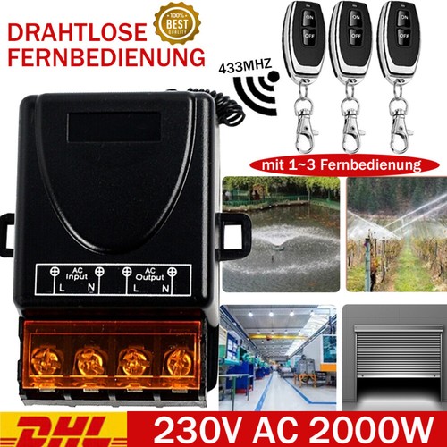 2000w funkschalter mit - ac,