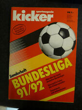 Kicker Sportmagazin, Sonderheft, Bundesliga 91/92, 1991/1992