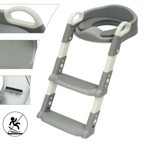 Toilettensitz mit treppe - toilettensitz,