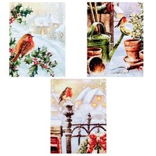 Weihnachten LED Leinwand Bild