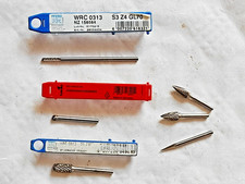 6 Frässtifte, Fingerfräser, Schaft 3mm, PFERD / PRIMAT / LUKAS, Dremel / Proxxon