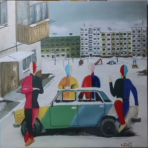 Malerei abstrakte kunstdruck - malerei,