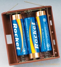 Kahlert 60897 Batteriebox für 3x1,5 Volt mit Verteiler in Kappe     NEU/OVP