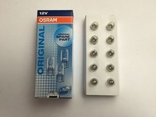 10 STÜCK OSRAM LAMPE 12V 3W