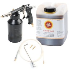 Druckbecherpistole TBS 222 + Fluid Film Liquid A 5 L Korrosionsschutz Rostschutz