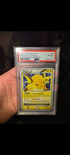 Pokemon raichu psa 8 - lv.x,