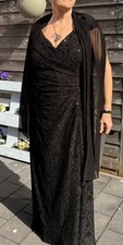 Abendkleid Inkl. Stola Gr. 48