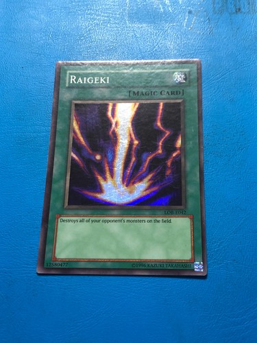 Yugioh super rare raigeki - yugioh,