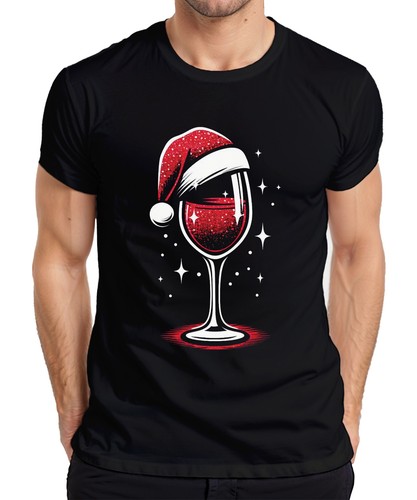 Wein weihnachtsmütze weinglas - wein,