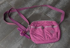 Handtasche / Umhängetasche von Kipling - pink lila - 23x19 - Crossbody gesteppt