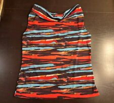 Cooles Schwarzlicht PARTY Top, Gr. XL, Damen