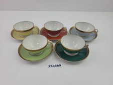 5x Gedeck Mokkatassen bunt