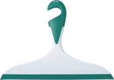 WENKO Badezimmerwischer Loano Grün  Duschabzieher, mit Haken, Kunststoff ( 532 )