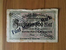 SELTEN - Fünfhundert Mark -