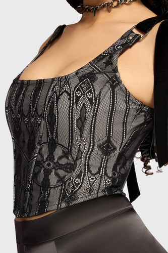 Killstar korsett top - killstar,