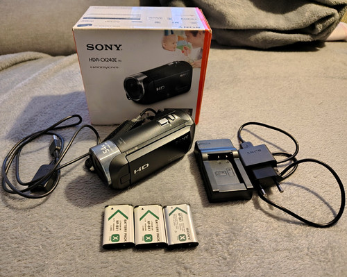 Sony hdr cx240e camcorder full - sony,