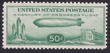 Vereinigte Staaten USA Graf Zeppelin Chicagofahrt Mi.Nr. 358 postfisch (801)