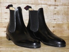 Regent Junior & Erwachsene Steed Pull On Jodhpur Stiefel In Schwarz