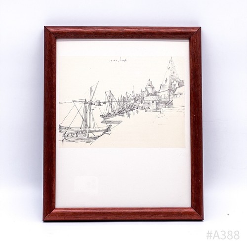 Kunstdruck der hafen von - der,