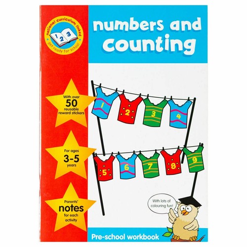 Numbers counting activity - counting, book