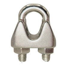 Drahtseilklemme Drahtseilstopper Bügelklemme V4A Edelstahl rostfrei Zaunbau