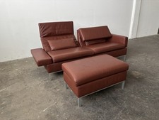 Brühl Tomo Compact Designer Ecksofa Couch Leder